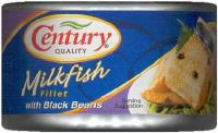 Milkfish fil/bl. beans 184g CENTURY